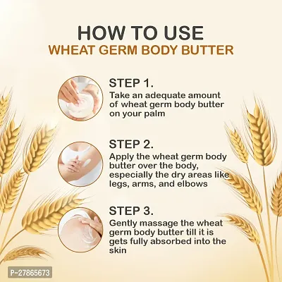 Nuerma Science Wheat germ Cold Body Butter Cream for Ultra Skin Hydration  Bouncy Soft Skin - 200 GM-thumb4