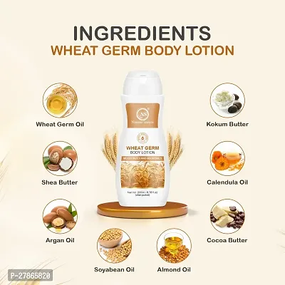 Nuerma Science Wheat Germ Body Lotion for Ultra Soft  Rich Skin enriched with Vitamin E Oil - 200 ML-thumb3