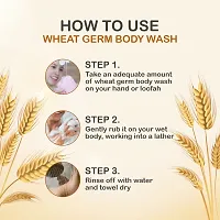 Nuerma Science Wheat Germ Body Wash W/Skin Hydration  Miniaturisation enrich with Vitamin E Oil  300 ML-thumb2