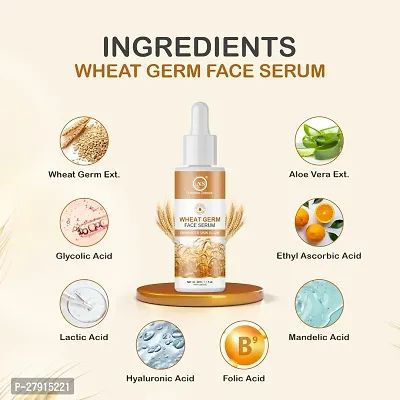 Nuerma Science Wheat Germ Face Serum for Skin Hydration  Skin Lighten  30 ML-thumb4