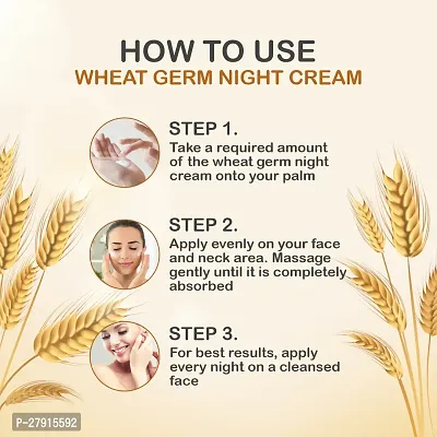 Nuerma Science Wheatgerm Night Cream Enrich with Aloe Vera, Vitamin E Oil, Argan Oil  Other  50 GM-thumb4