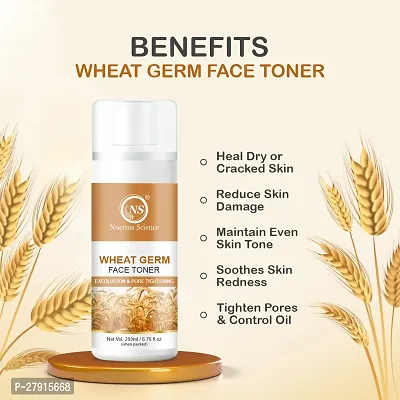 Nuerma Science Wheatgerm Face Toner for Pore Tightening with Vitamin C  Witch Hazel Men  Women  200 ML-thumb3