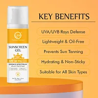 Nuerma Science SPF 50 PA++++ Sunscreen Gel for UVA/UVB Rays Protection | Water Resistant, Matte Finish, Broad Spectrum Sunscreen for Face  Body | Suitable for Women  Men of All Skin Types - 30 GM-thumb4
