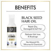 Nuerma Science Blackseed Hair Shampoo (350 ML)+ Hair Oil (100 ML) Combo Kit-thumb2