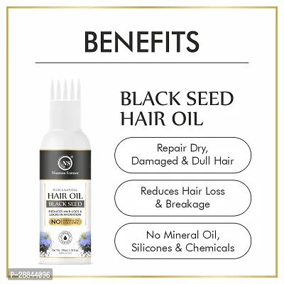 Nuerma Science Blackseed Hair Shampoo (350 ML)+ Hair Oil (100 ML) Combo Kit-thumb3