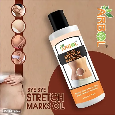 Arbol present Repair Stretch Marks Removal - Natural Heal Pregnancy Breast, , Legs, Mark oil 100 ml pack of 1-thumb3