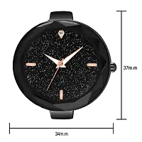 New Arrival attractive Designer blackDial Stainless Steel Chain Belt Watch For Girls  Women  Analog Watch - For Women-thumb2