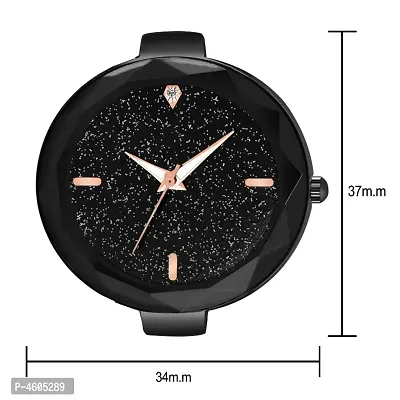 New Arrival attractive Designer blackDial Stainless Steel Chain Belt Watch For Girls  Women  Analog Watch - For Women-thumb3