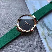 Trendy Synthetic Leather Analog Watch for Women-thumb2