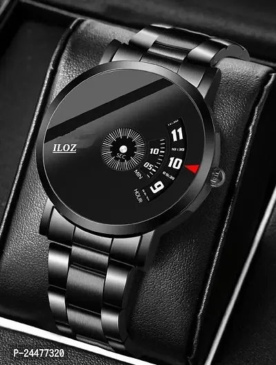 Luxury New Black Watch For Men's Best Quality silicon belt Student Trend Fashion  analog Quartz watch for man-thumb0