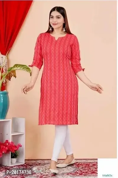 Styles A-Line  Printed Cotton Kurta For Women