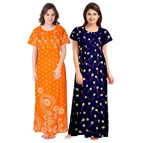 Stylish Fancy Nighty Combo For Women Pack Of 2