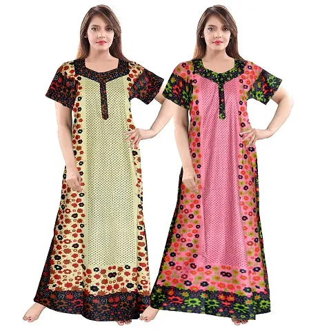 Hot Selling Cotton Nighty Women's Nightwear 