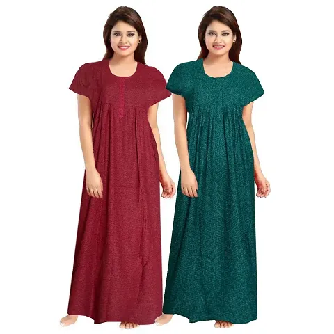 Hot Selling Cotton Nighty Women's Nightwear 