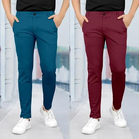 Men Painting Digital Print Jeans Fashion Y2K Fancy Color Slim Tapered  Stretch Cotton Denim Pants Streetwear