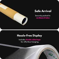 Set of 16 Self Adhesive Posters Hindi Quote Posters | 300 GSM Thick Posters-thumb2