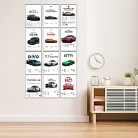 Pack of 12 - Porsche Sports Cars 8x12 inch (A4 Size) Included Adhesive Sticker Wall Decor Posters-thumb4