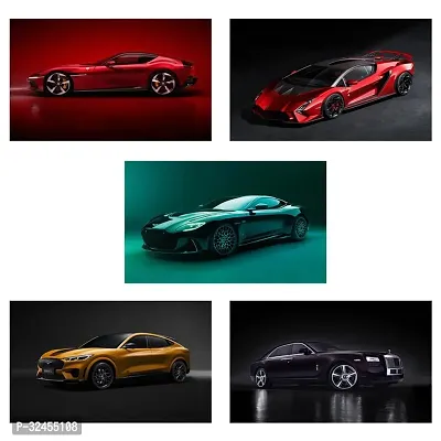 Super Cars Series Wall Poster Set of 5, Size 12 Inch x 18 Inch Size. Unframed Poster, Posters-thumb4