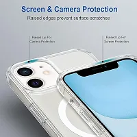 Thermoplastic Polyurethane Back Case Cover for iPhone 11 | Compatible for iPhone 11 Back Case Cover | Scratch-Resistant Back Case Cover | Clear-thumb3