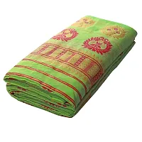 SKiran's Assamese Weaving Bhagalpuri Cotton Mekhela Chador Saree - Dn 7166 Mekhla Sador (Parrotgreen and Red)-thumb4