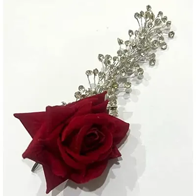 Buy MultiColor 7cm Long Bridal Wedding Hair Pins Rose Flower Hair Pin  Black Metal DIY Hair Bun Pin for Woman Bobby Pins U Online  Get 42 Off