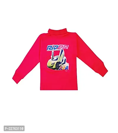 KidzzCart Boys  Girls Cotton High Neck Winter T-Shirt Full Sleeves Pack of 2-thumb4