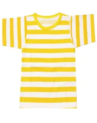 KidzzCart Pure Cotton Half Sleeves T-Shirt for Boy's Pack of 2 (3-4 Years, Red  Yellow)-thumb3