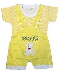 KidzzCart Applique Pure Cotton Onesies  Rompers Dungaree for Baby Boys  Girls Pack of 2-thumb2