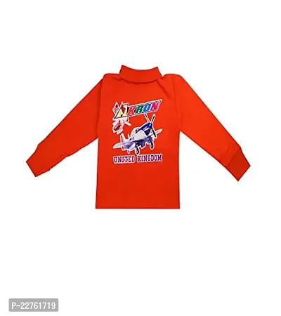 KidzzCart Boys  Girls Cotton High Neck Winter T-Shirt Full Sleeves Pack of 2-thumb0