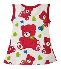 Fabulous Multicoloured Cotton Printed A-Line Dress For Girls-thumb1