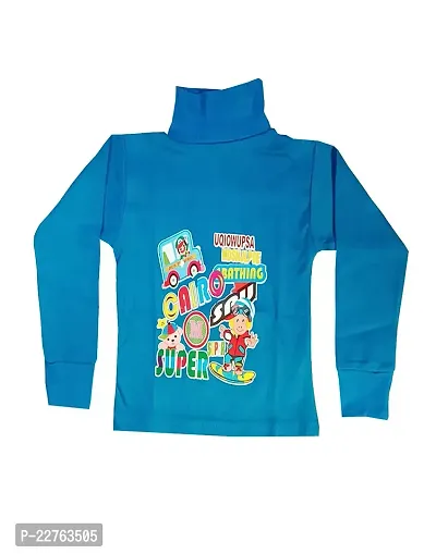 KidzzCart Boy's Cotton High Neck T-Shirt Full Sleeve