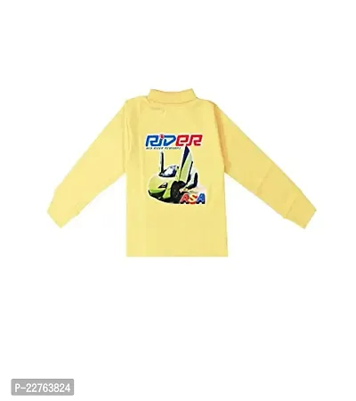 KidzzCart Boys  Girls Cotton High Neck Winter T-Shirt Full Sleeves Pack of 2