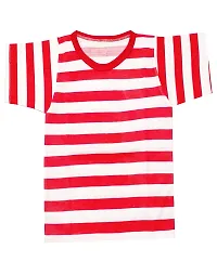 KidzzCart Pure Cotton Half Sleeves Striped T-Shirt for Boy's Pack of 2-thumb2