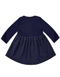 KidzzCart Baby Girl's Pure Cotton Frock Dress Full Sleeves-thumb1