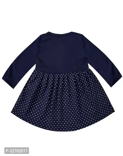 KidzzCart Baby Girl's Pure Cotton Frock Dress Full Sleeves-thumb2