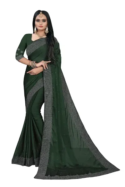 Beautiful Chiffon Saree With Blouse Piece For Women