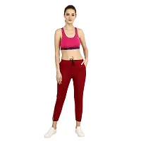 Women Slim Fit Solid Trousers-thumb4