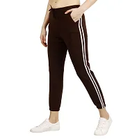 Women Slim Fit Solid Trousers-thumb2