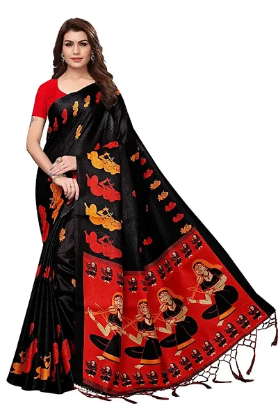 Elegant Polycotton Saree without Blouse piece For Women