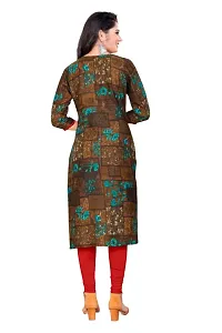 Stylish Straight Printed Viscose Rayon Kurta For Women-thumb2