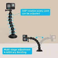 Flexible Gooseneck Suction Cup Camera Car Mount Compatible with Other Action Cameras-thumb2