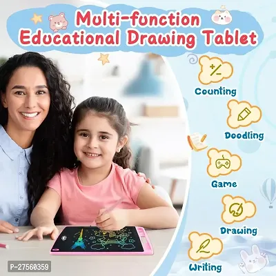 8.5 Inch Re-Writable LCD Writing Tablet - Perfect for Kids, Digital Magic Slate, Drawing, and Playing and Handwriting, for Boys  Girls Black Color (LCD Writing Pad_Black)-thumb2