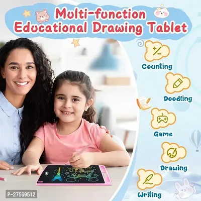 LCD Writing Tablet Screenwriting Toys Board Smart Digital E-Note Pad 8.5 Inch Light Weight Magic Slate for Drawing Playing Noting by Kids and Adults Best Birthday Gift Girls Boys, Multicolor-thumb3