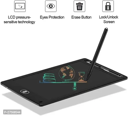 magic Slate 8.5-inch LCD Writing Tablet with Stylus Pen, for Drawing, Playing, Noting by Kids  Adults, Black by basics.