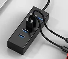 300HB 4 Port USB 3.0 Hub with Hi-Speed Data Transfer 15cm Cable-thumb1