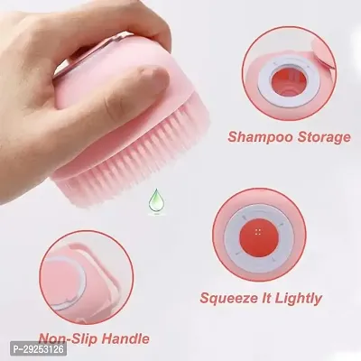 Silicone Bath Body Brush Shower Scrubber-thumb2