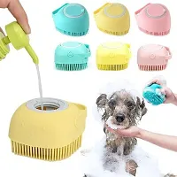 Silicone Brush with Shower Gel Dispenser-thumb3