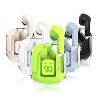 Ultrapods TWS Bluetooth Earbuds with Display, Transparent Design-thumb2