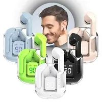 Ultrapods TWS Bluetooth Earbuds with Display, Transparent Design-thumb3