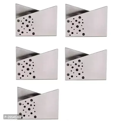 Stylish Stainless Steel Napkin Holder For Kitchen Tissue Paper Holdernbsp;Set 5